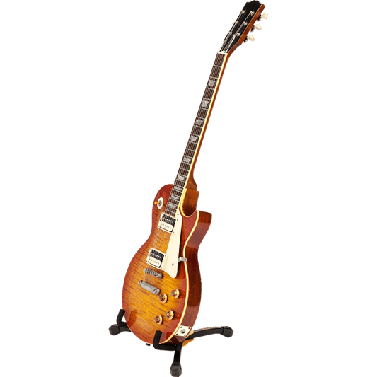 HERCULES STANDS GS402BB Mini Electric Guitar Stand with Carrying Bag displayed in a compact design.