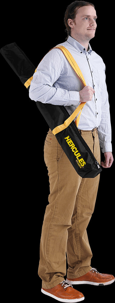 Image of the Hercules KSB001 Keyboard Stand Bag, showcasing its design and features.