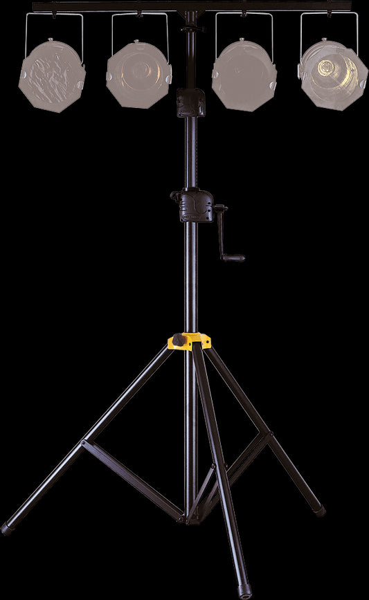 Hercules LS700B Quik-N-Ez Gear Up Lighting Stand with adjustable height and sturdy design.