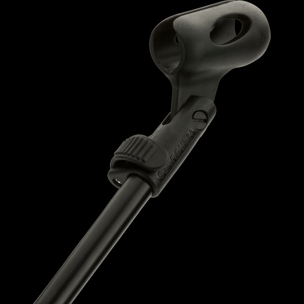 Hercules MH101B Quik-N-Ez Mic Holder displayed in a product image