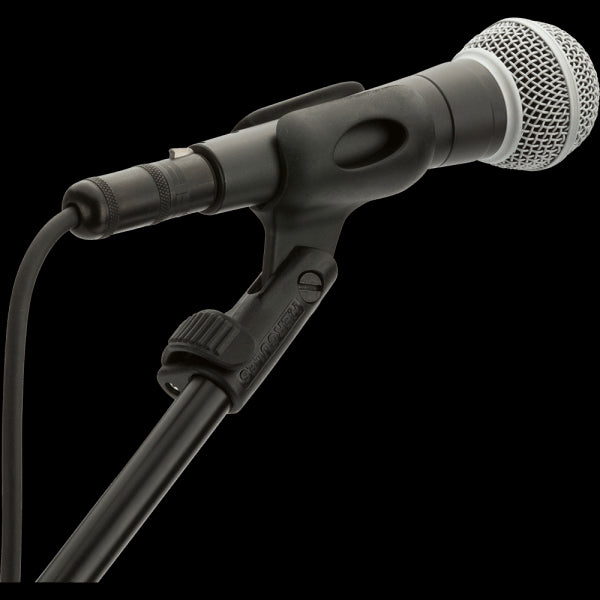 Hercules MH101B Quik-N-Ez Mic Holder displayed on a white background.