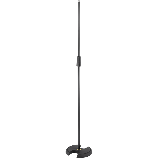 HERCULES STANDS MS202B Stage Series Quick Turn H Base Microphone Stand, adjustable and stable design.
