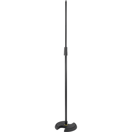 HERCULES STANDS MS202B Stage Series Quick Turn H Base Microphone Stand, adjustable and stable design.
