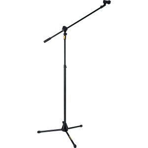 HERCULES STANDS MS432B Stage Series Quick Turn Tripod Microphone Stand with 2-in-1 Boom