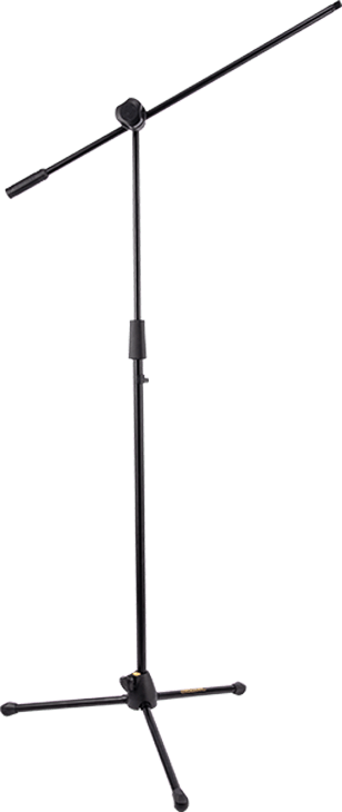 HERCULES MS434B Stage Series Quick Turn Tripod Microphone Stand with a 2-way boom arm.
