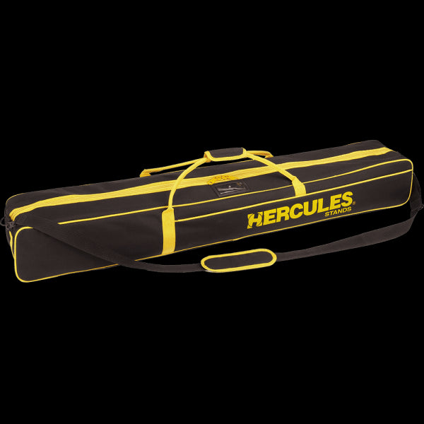 Hercules MSB001 Speaker and Mic Stand Combo Bag, featuring a durable design for transporting audio equipment.