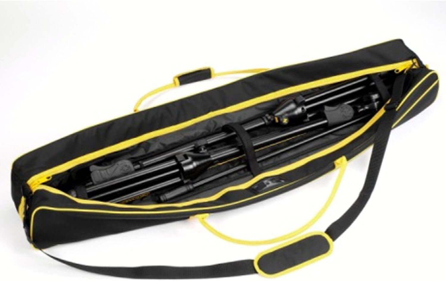 Hercules MSB001 Speaker and Mic Stand Combo Bag, designed for transporting and protecting audio equipment.