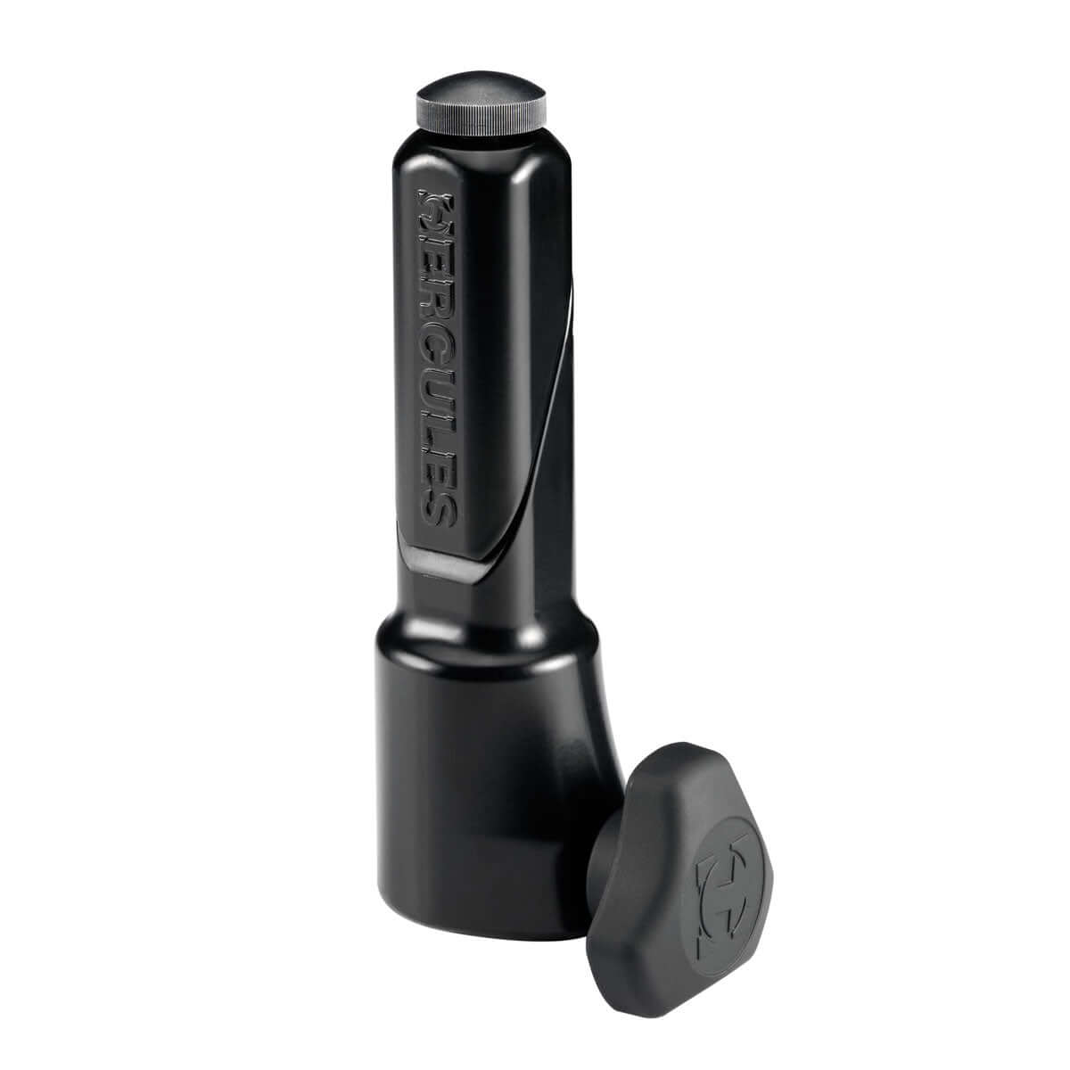 HERCULES STANDS SS100B EZ Speaker Stand Adaptor for 35mm to 40mm speaker mounts, showcasing its adjustable and secure fit design.