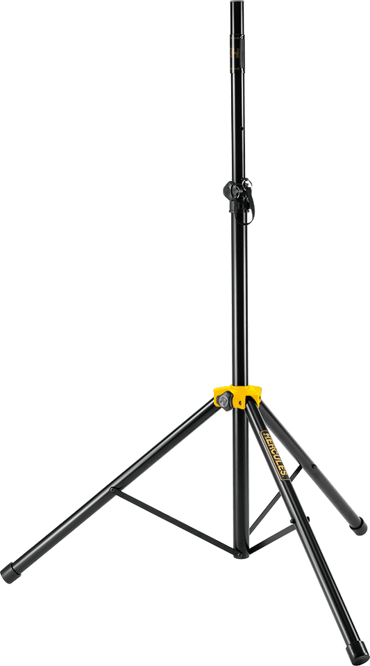 HERCULES STANDS SS200BB Stage Series Speaker Stand Pack with Smart Adaptor and Carrying Bag displayed in a twin pack.