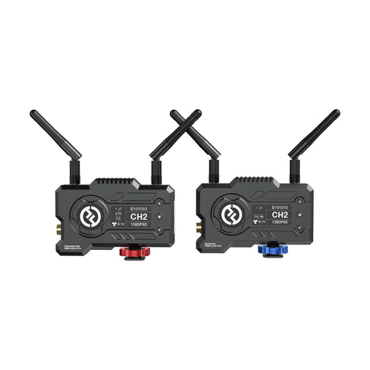 Hollyland Mars 400S PRO SDI/HDMI Wireless Video Transmission System showcasing its design and features.