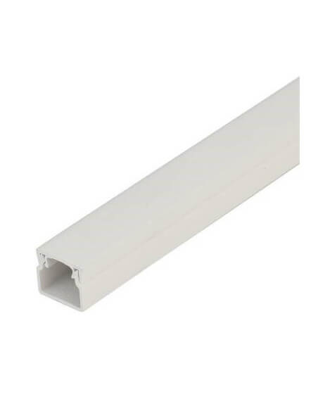 Image of Miro Solid Trunking measuring 3 meters in length and 25x16mm in size, suitable for electrical installations.