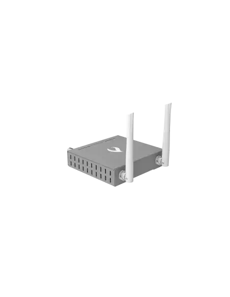 Image of the IgniteNet Indoor Coax Bridge, a device that converts coaxial connections to gigabit Ethernet for improved network performance.