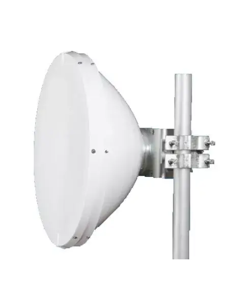 Jirous 680mm parabolic antenna with a gain of 34.1dBi designed for 10-12GHz frequency range.