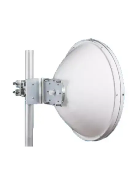 Jirous 680mm parabolic antenna with a gain of 34.1dBi, designed for frequency range 10-12GHz.