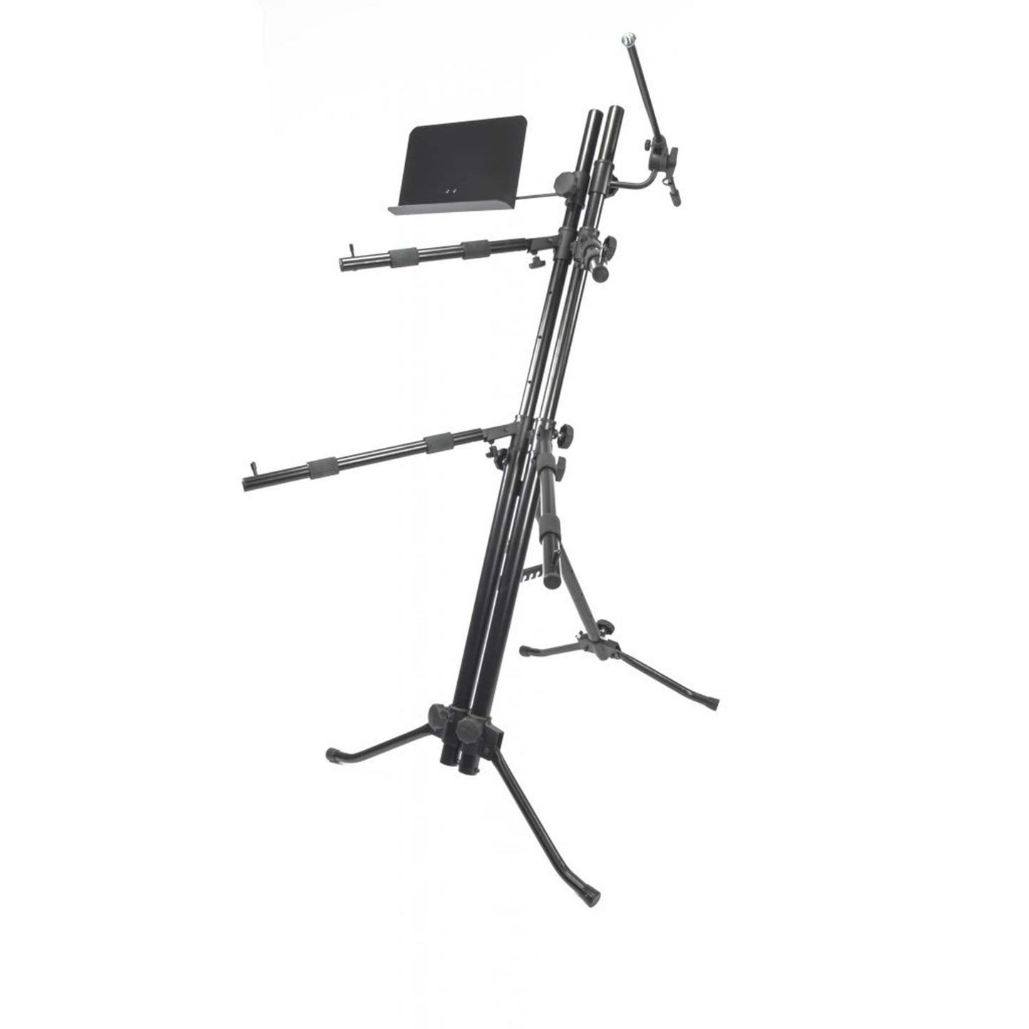ATHLETIC Keyboard Stand 50KG - Bi-Level Adjustable Stand with Music and Microphone Extension