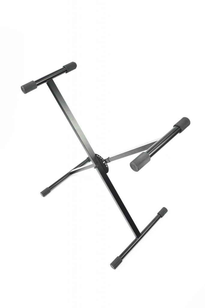 ATHLETIC KB-6EX Keyboard Stand featuring EXPRESS LOCK mechanism, designed to support up to 25KG.