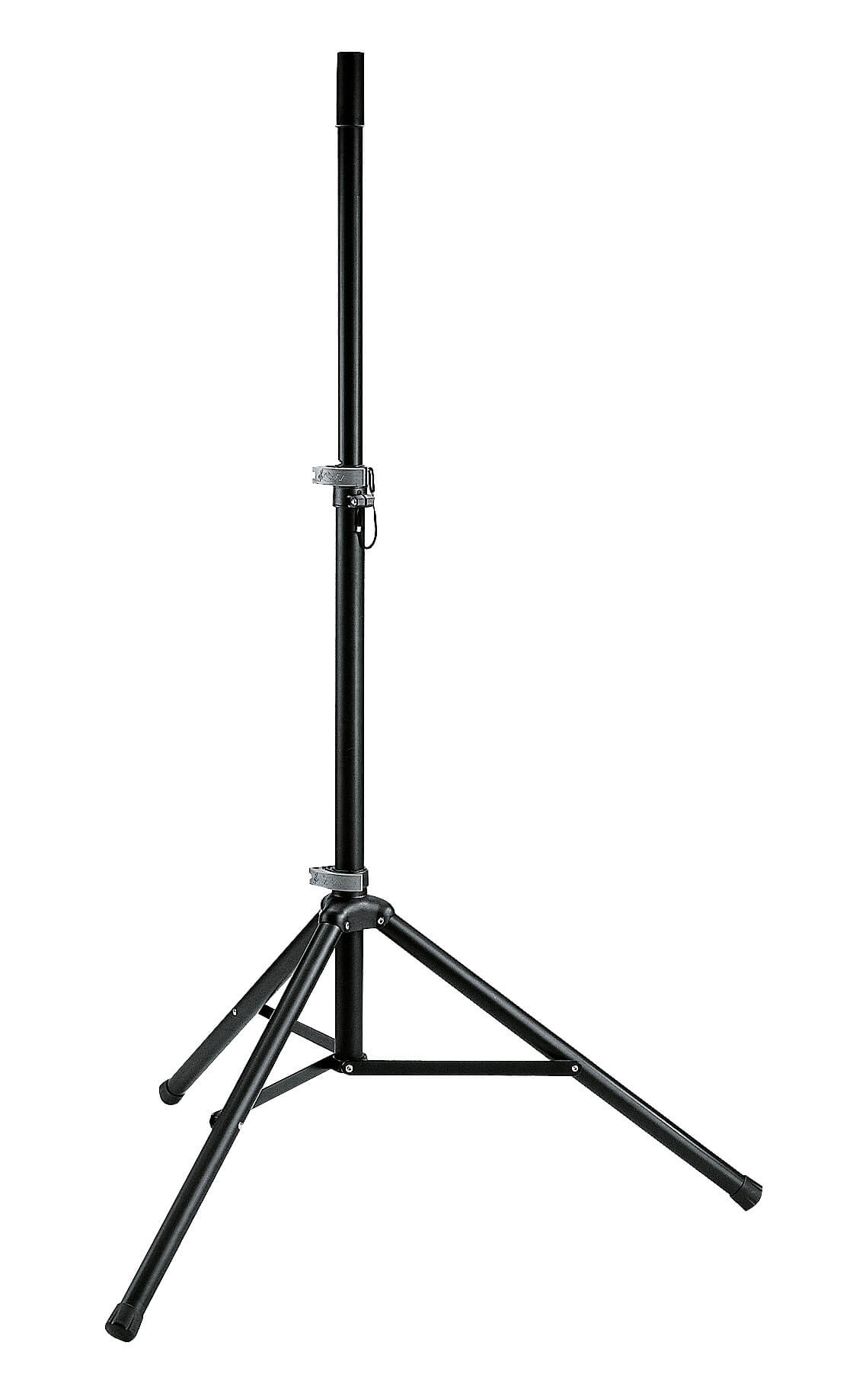 Konig & Meyer Speaker Stand 21450 in black color, designed for holding speakers securely.