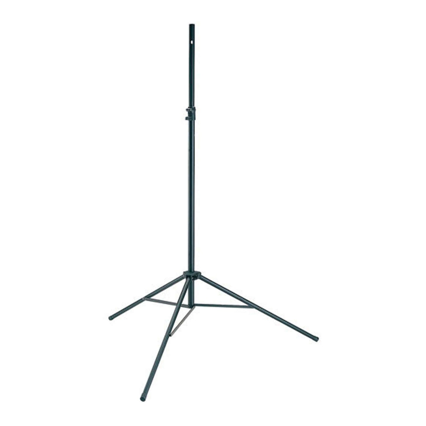 Konig & Meyer Speaker Stand 21450 in black color, designed for holding speakers securely.