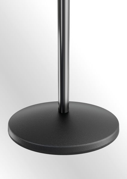 König & Meyer One-Hand Microphone Stand 'Elegance' 26200 in black, showcasing its lightweight and adjustable height features.
