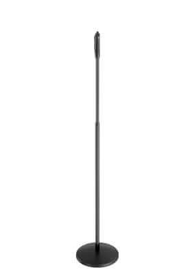 König & Meyer One-Hand Microphone Stand 'Elegance' 26200 in black, showcasing its lightweight and adjustable height features.