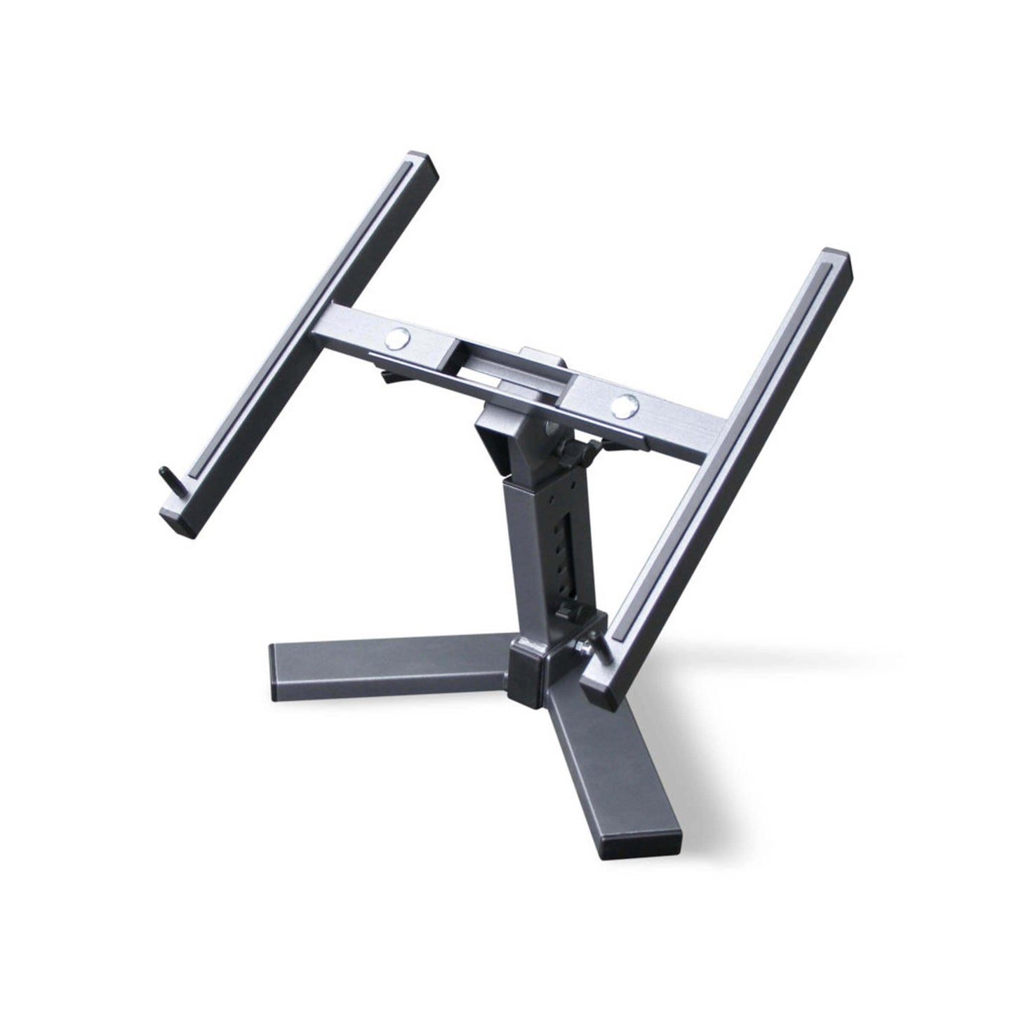Athletic short laptop stand showing a modern design suitable for ergonomic use.