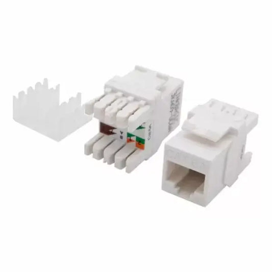 Linkbasic Cat6a Keystone Jack - UTP, High Performance, shown in a detailed view.