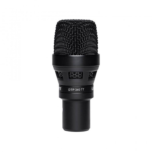 Lewitt DTP 340 TT large-diaphragm dynamic kick drum microphone on a white background.