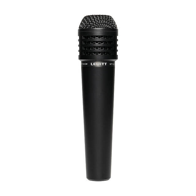 Lewitt MTP 440 DM Dynamic Handheld Vocal Microphone on a white background