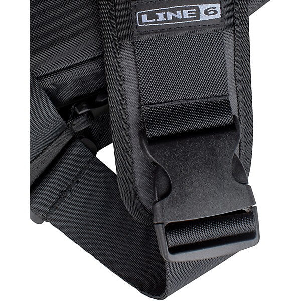 LINE 6 HX Messenger Bag designed for carrying HX family processors, featuring a sleek and functional design.