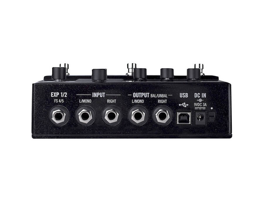 LINE 6 HX Stomp guitar multi-effects floor processor featuring over 300 effects, designed for compact and versatile use.