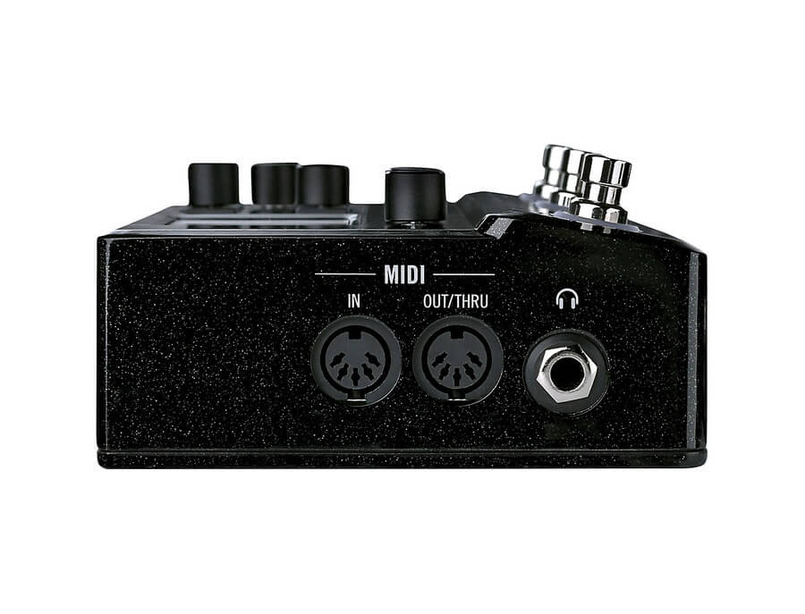 Image of the LINE 6 HX Stomp, a compact guitar multi-effects floor processor featuring over 300 effects.