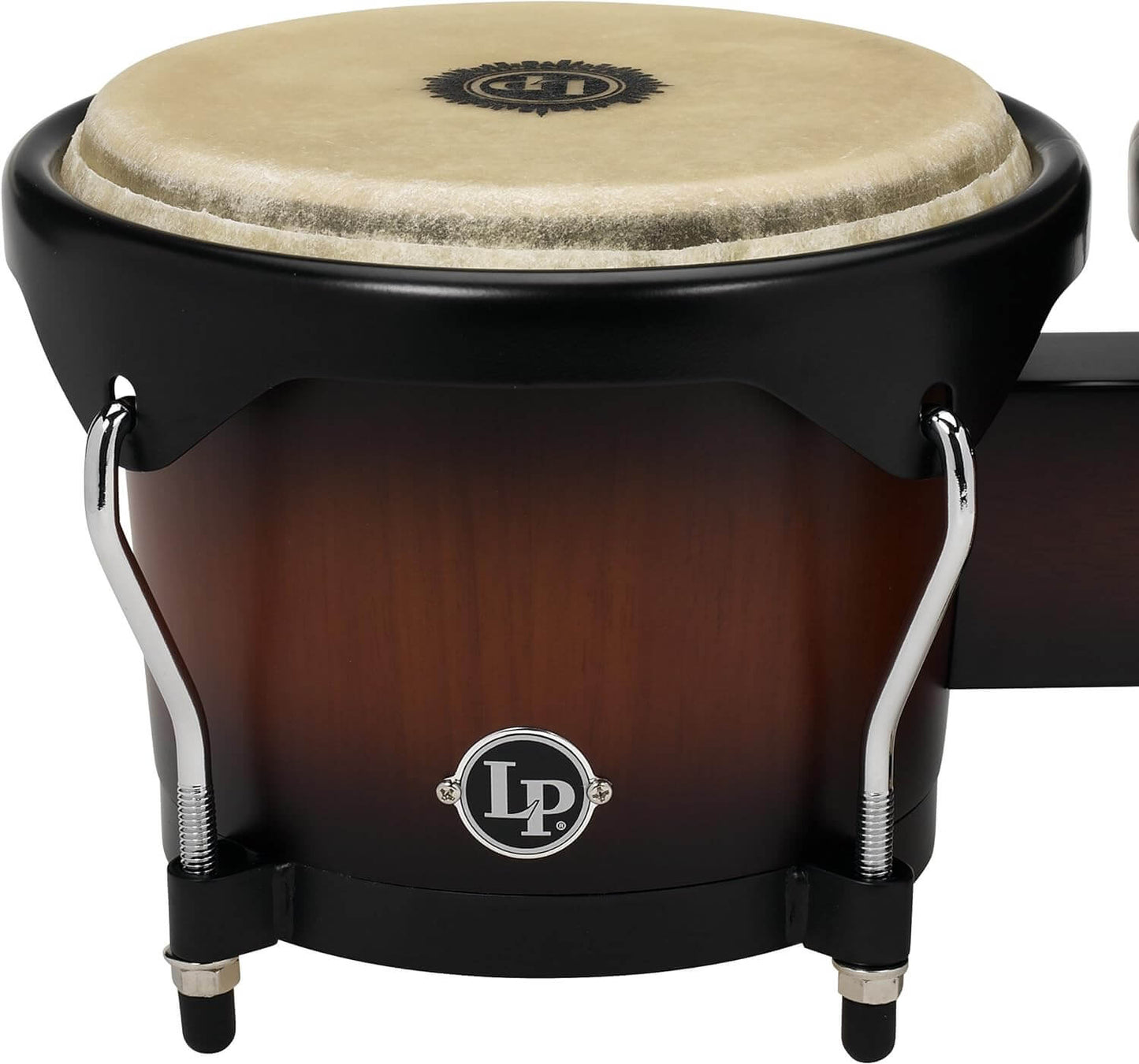 Image of LP City Bongos made from Siam Oak, showcasing the instrument's design and craftsmanship.