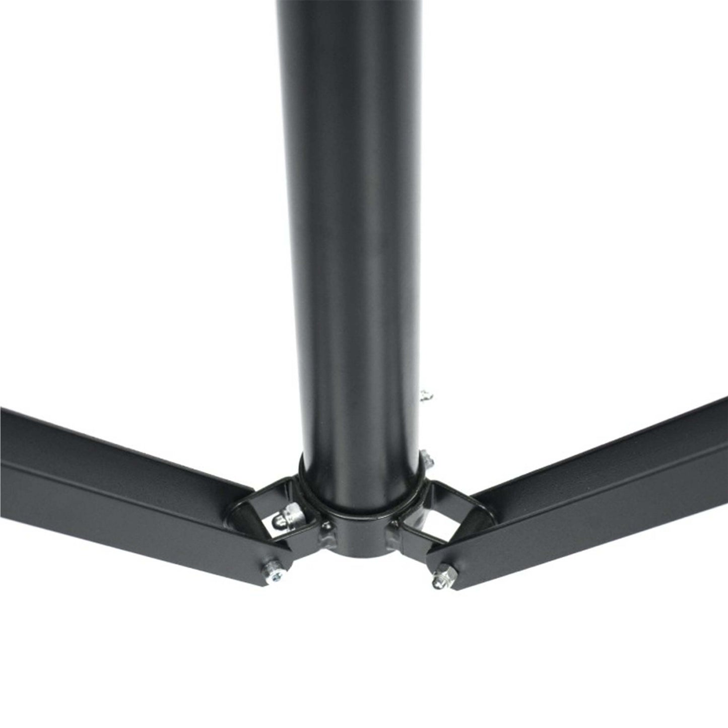 An athletic heavy-duty winch lighting stand designed for durability and stability, showcasing its robust construction and features.