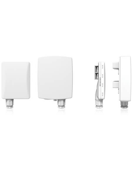 LigoWave DLB 5GHz AC CPE with a 15dBi integrated antenna, showcasing its design and features.