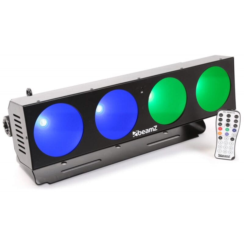 Front view of the Lucid 1.4 High Power COB LED Bar with 4x 10W COB LEDs and versatile control options with remote