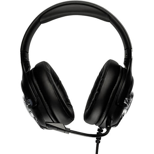 Ashdown M-Level-Up-Carbon Gaming Headset featuring 7.1 Virtual Surround Sound, designed for immersive gaming experiences.