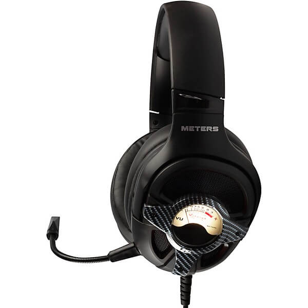 Ashdown M-Level-Up-Carbon Gaming Headset featuring 7.1 virtual surround sound, designed for immersive gaming experiences.