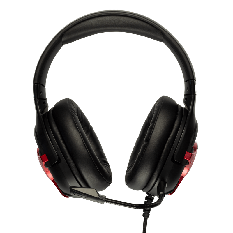 ASHDOWN M-LEVEL-UP-RED Gaming Headset featuring 7.1 virtual surround sound, designed for PC, PS4, and laptops.