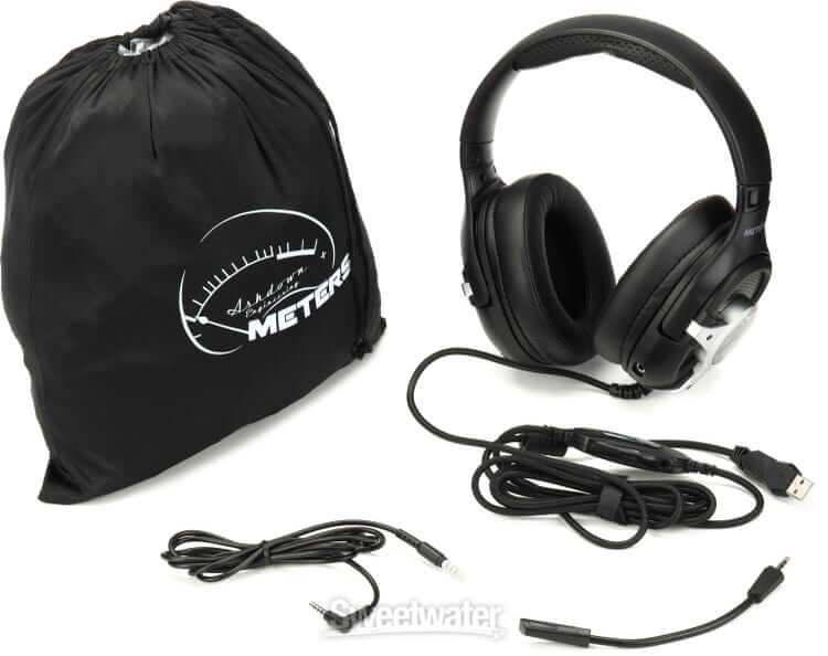 ASHDOWN M-LEVEL-UP-SILVER Gaming Headset featuring 7.1 Virtual Surround Sound, showcasing its sleek design and high-quality build.