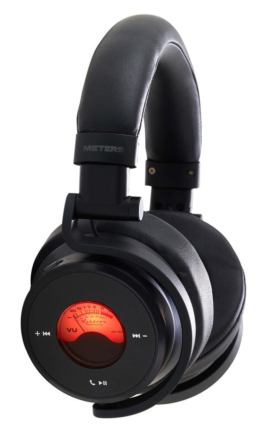 ASHDOWN M-OV-1-B-PRO-BLACK Premium Bluetooth Over-Ear ANC Headphones displayed on a white background.