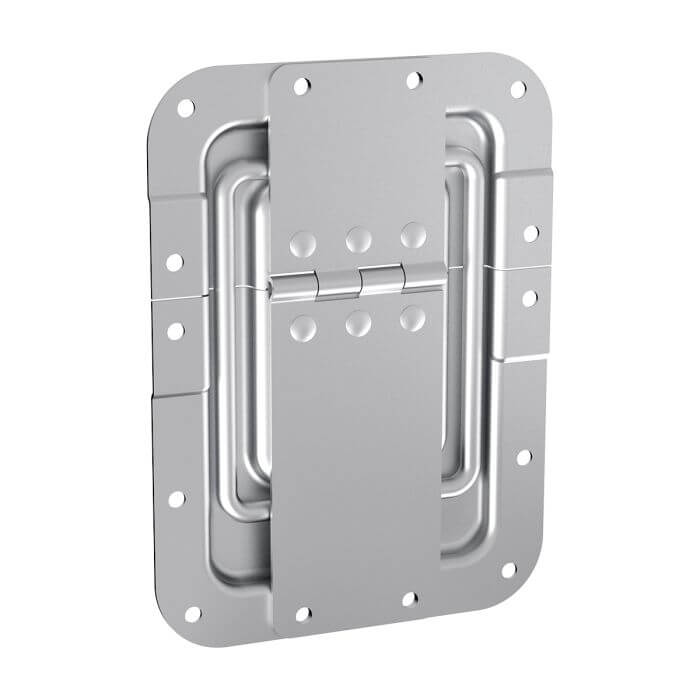 Penn Elcom P2558Z Hinged Lid Stays with 27mm offset in zinc finish