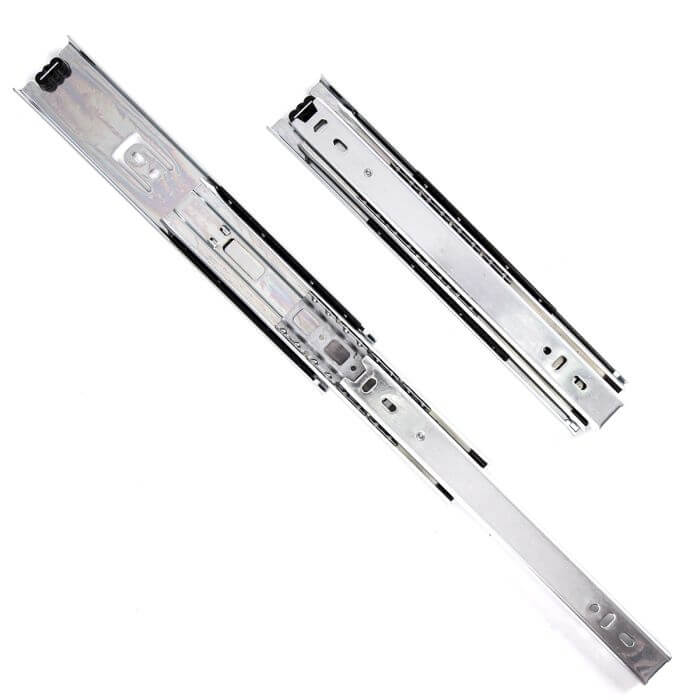 Penn Elcom R2414 sliding shelf, designed for efficient storage and organization in audio-visual setups.