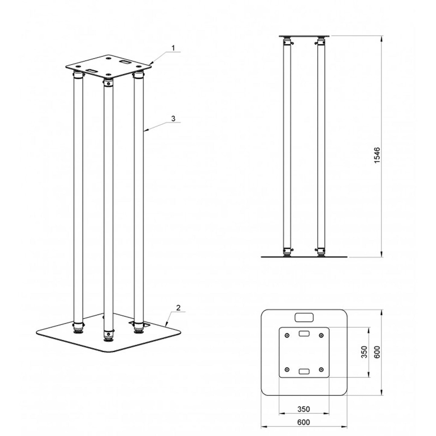 ALUSTAGE 1.5M Moving Head Lighting Tower featuring a durable aluminium structure and flame retardant cover.