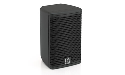 Martin Audio ADORN A40B - 4 inch compact passive 2-way installation speaker in black with specifications of 40W RMS and 109dB max SPL.