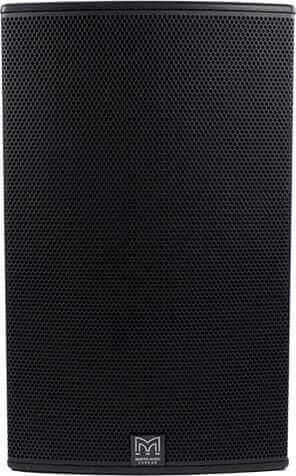 Martin Audio BLACKLINE X15, a 15-inch passive two-way speaker with 400W RMS and 131dB max SPL, displayed in black color.