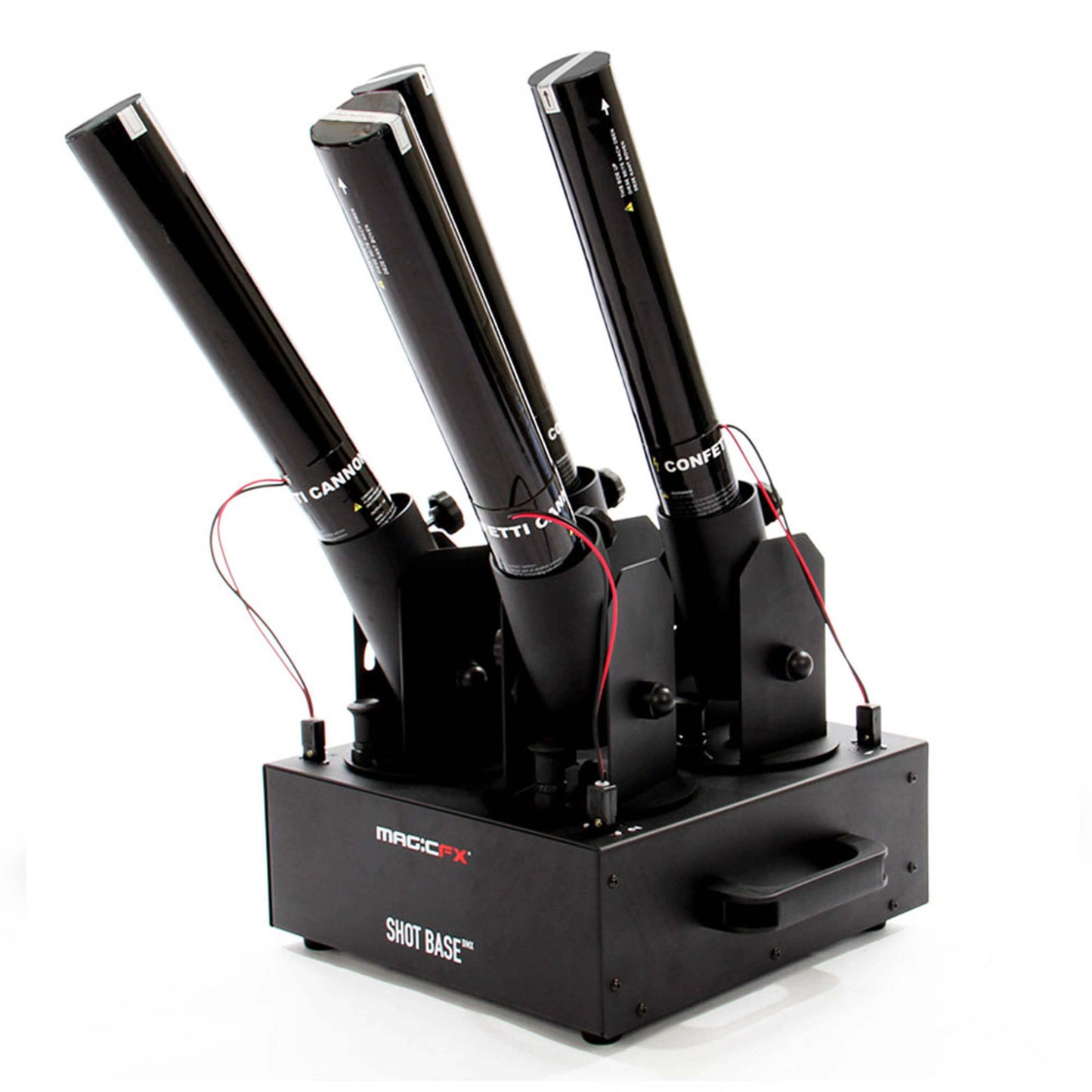 MAGICFX® Shot Base DMX system for professional electric confetti and streamer cannon use.