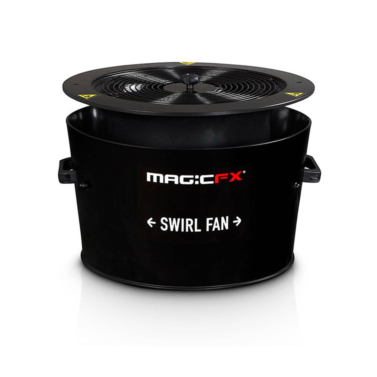 MAGICFX® Swirl Fan XL, a professional confetti spreader designed for events and performances, showcasing its features and design.