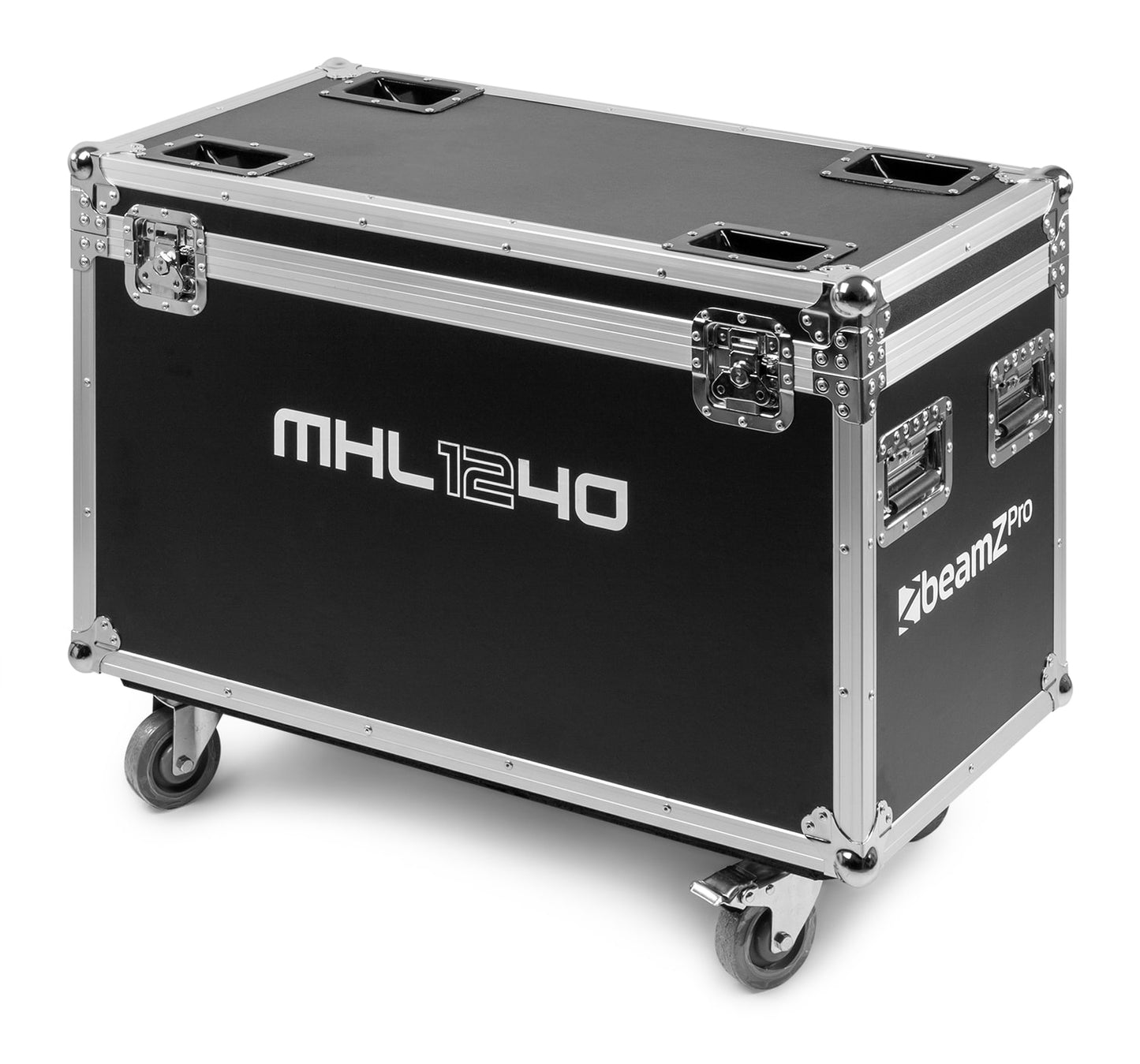 Top view of the MHL1240 LED Wash Moving Head with Zoom Flightcase - BeamZ Pro Professional Lighting