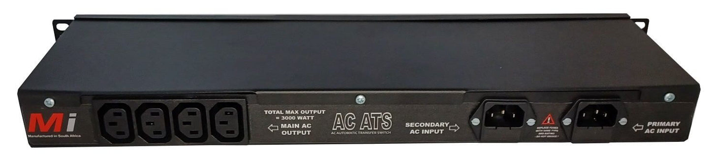 Image of Micro Instruments AC Automatic Transfer Switch showcasing its design and features.
