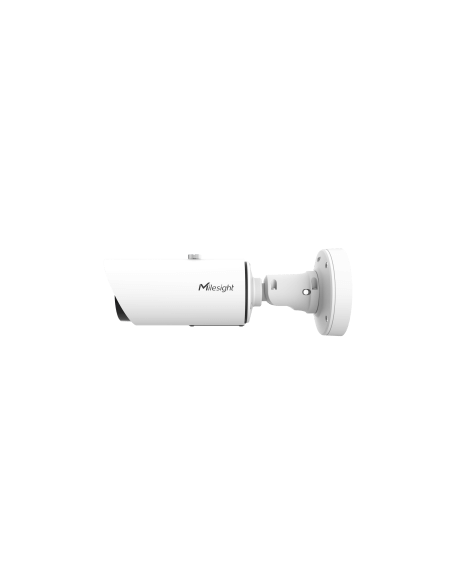 Milesight 2MP AI Motorized Pro Bullet Network Camera showcasing its sleek design and advanced features.